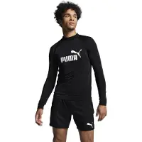 Puma Rash Guard "SWIM MEN LONG SLEEVE RASH GUARD" mit kleinem Stehkragen, lange Ärmel