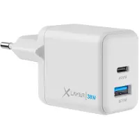 XLayer Powercharger 38W USB-C PD Dual Schnellladegerät Schnellladen