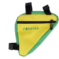 TelForceOne Forever Outdoor Fahrradtasche unter dem Rahmen, Fahrradtasche 2l Grün Gelb