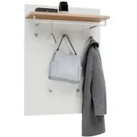 Voss Garderobenpaneel Skala , weiß , Holzwerkstoff , Maße (cm): B: 80 H: 109 T: 27.0