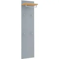 Möbel Kraft Garderobenpaneel Xena , grau , Holzwerkstoff,Glas , Maße (cm): B: 42 H: 170 T: 27.0