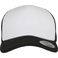 Flexfit Flex Cap "Accessoires YP Curved Foam Trucker Cap – White Front"