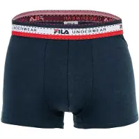 FILA Herren Boxer Shorts, 4er Pack - Logobund, Cotton Stretch, einfarbig