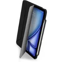 Pipetto Origami No3 Pencil Case für das Apple iPad Air 13 Zoll (2026) M4 / (2025) M3 / (2024) M2 - Schwarz
