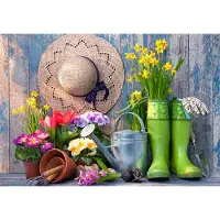 Blue Bird Bereit für das Garten-Puzzle 1000 Stück