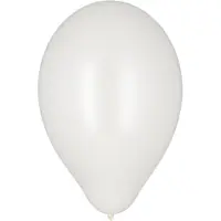 Papstar Luftballons Ø 25 cm weiß, 12 x 10 Stück 120 Stück