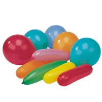 Papstar Luftballons farbig sortiert "verschiedene Formen", 15 x 10 Stück 150 Stück