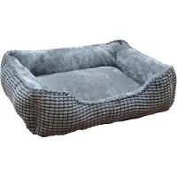 Nobby Hundebett eckig Garik dunkelgrau, Maße: 70 x 60 x 20 cm