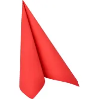 Papstar 20 Servietten "ROYAL Collection" 1/4-Falz 40 cm x 40 cm Rot