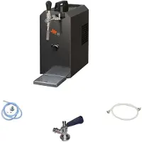Ich-zapfe Komplett Set - Zapfanlage, Bierzapfanlage JET 30K Bierkoffer mit Luftpumpe Durchlaufkühler 1-leitig Trockenkühler, bis zu 35 Liter/h, Zapfkopf:NC Adapter