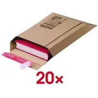 Colompac Wellpapp-Versandtasche, DHL-optimiert, B 250 x T 350 x H 80 mm, 20 Stück