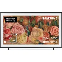 Samsung The Frame 65" LS03D QLED 4K Art Mode Tizen OS Smart TV (2024), 165,1 cm (65"), 3840 x 2160 Pixel, QLED, Smart-TV, WLAN, Schwarz