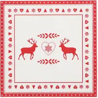 Papstar 20 Servietten, 40 cm x 40 cm 3-lagig 1/4-Falz