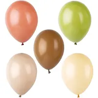 Papstar 120 Luftballons Ø 25 cm farbig sortiert `Natural`