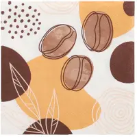 Papstar 20 Servietten, 33 cm x 33 cm 3-lagig 1/4-Falz Design Set 5