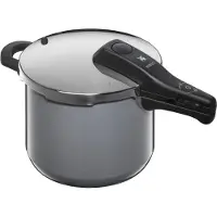 WMF Fusiontec Perfect Schnellkochtopf, 22 cm, 6,5 l, Platinum 122445 4000530744692