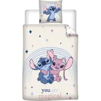 Stitch Disney Stitch & Angel Bettbezug aus PolyBaumwolle, 90 cm