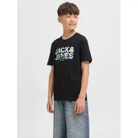 Jack & Jones Junior Rundhalsshirt "JJGEPLAS TEE SS CREW NECK JNR" Baumwolle, regular fit