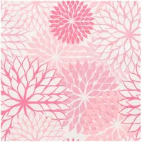 Papstar 200 Servietten, 3-lagig 1/4-Falz 40 cm x 40 cm rose Floralies