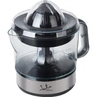 Jata EX421, Handsaftpresse, Schwarz, Edelstahl, Transparent, 0,7 l, Edelstahl, 40 W, 230 V