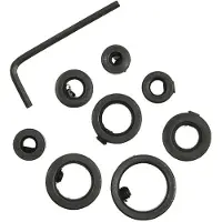 GEKO Bohrtiefenanschläge 3-16mm – Präzise Tiefenmessung für professionelle Anwendungen in der Holzbearbeitung und Metallverarbeitung.
