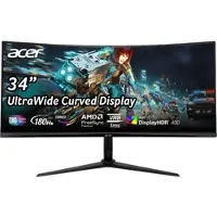Acer XZ342CUV3 34 Zoll UWQHD Gaming Monitor 1 ms Reaktionszeit 180 Hz