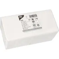 Papstar Servietten, 2-lagig "PUNTO" 1/4-Falz 20 cm x 20 cm weiß mikrogeprägt 2000 Stück