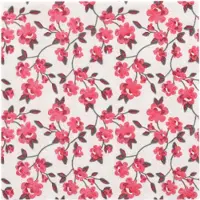 Papstar 14 X 20 Servietten, 3-lagig 1/4-Falz 25 cm x 25 cm fuchsia "Milleflora"