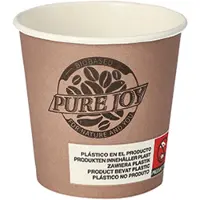 Papstar Trinkbecher, Pappe 0,1 l Ø 6 cm, 6 cm lila "Pure Joy", 25 x 80 Stück 2000 Stück
