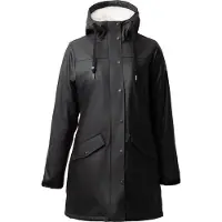 HORZE Billie Damen Regenjacke mit Fleece, Schwarz, 40