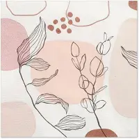 Papstar 20 Servietten, 33 cm x 33 cm 3-lagig 1/4-Falz Design Set 5
