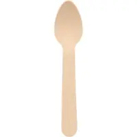 Papstar Kaffeelöffel aus Holz "pure" 11 cm, umweltfreundlich | Faltschachtel (10 Stück)