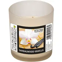 Gala Duftkerzen im Glas, Sandalwood Vanilla, Ø 70 mm · 77 mm, "Flavour" 6 Stück
