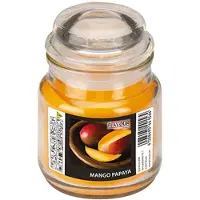 Gala Duftkerzen im Glas, Mango-Papaya, Ø 63 mm · 85 mm, "Flavour", 6 Stück