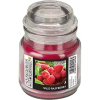 Gala Duftkerzen im Glas, Wilde Himbeere, Ø 63 mm · 85 mm, "Flavour", 6 Stück