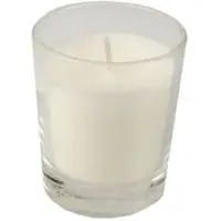 Papstar 6 Gläser mit Wachsfüllung Ø 56 mm · 67 mm weiss