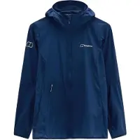 Berghaus Pendower Wind Jacket Damen - leichte, verstaubare Windjacke für Trail und Berg - , Farbe:Hale Navy (DkBLU/DkBLU), Größe:UK 18 // DE 44