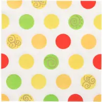 Papstar Servietten, 3-lagig 1/4-Falz 33 cm x 33 cm "Balls" 200 Stück