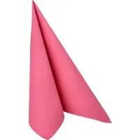 Papstar 8 X 20 Servietten "ROYAL Collection" 1/4-Falz 40 cm x 40 cm fuchsia