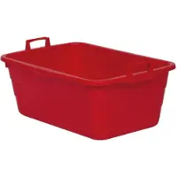 Lockweiler Tragewanne Polyethylen rot 800x535x300mm - 395/80