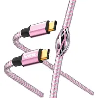 Hama Reflective, 1,5 m, USB C, USB C, USB 2.0, Violett