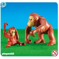 Playmobil 6200 Orang Utan mit Baby NEU &Polyverpackung !!!