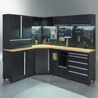 Datona Werkstatteinrichtung PREMIUM 410 cm Eiche