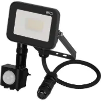 Emos LED Strahler Profi 10W mit Bewegungsmelder, wasserdichtes Alu Flutlicht für Innen und Außen, 1100lm, Neutralweiß 4000K, ZS2712