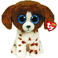 TY Beanie Boos Knuffel Hond Muddles 24 Cm