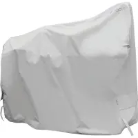 Tepro Abdeckhaube Universal für Smoker klein, beige (66,4 x 114 x 109,2 cm)