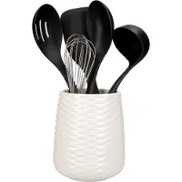 KitchenAid Antihaftbeschichtetes, spülmaschinenfestes Kochgeschirr und Kochutensilien-Set de 6tlg.