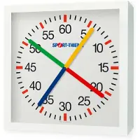 Peweta Schwimmbad-Trainingsuhr mit Sekundenkreuz, Nebenuhr, Impulsgesteuert 24 V