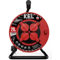 Plastrol Kabeltrommel 20m 4× 230 V Schuko 3×2,5 H05RR-F Professional Line