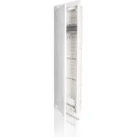 F-tronic HW/UP Kommunikationsvert. 4r., Jumbo48KW, mit W-LAN Tür, Patchfeld, Steckdose 3-fach 7250065